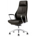 Крісло керівника A1826, шкіряне, чорне