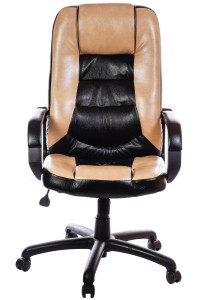 Офісне крісло Ескорт Чорне/Бежеве Rodeo 00/01