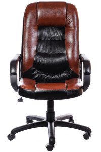 Офісне крісло Ескорт Чорне/Коричневе Rodeo 00/05