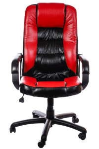 Офісне крісло Ескорт Чорне/Червоне Rodeo 00/11