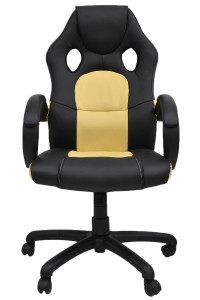 Офісне крісло Інструктор Чорний/Бежевий Neapol 20/01