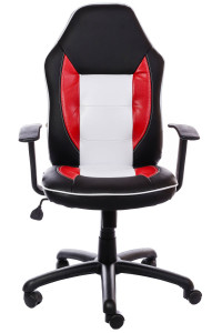 Дитяче крісло Немо Чорне/Біле/Червоне