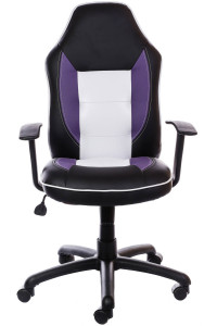 Дитяче крісло Немо Чорне/Біле/Фіолетове