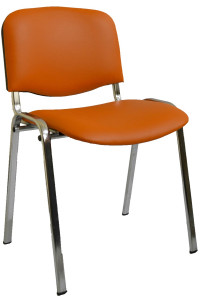 Офісний стілець Ісо Хром Оранжевий DD-24