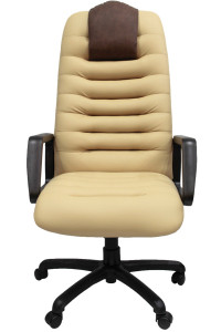 Офісне крісло Туніс Extra Бежеве/Коричневе Neapol 01/32