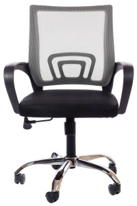 Комп'ютерне крісло Веб А-1 сітка сіра