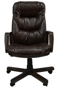 Офісне крісло Вільям Екстра Коричневе Titan
