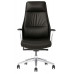Крісло керівника A1826, шкіряне, чорне